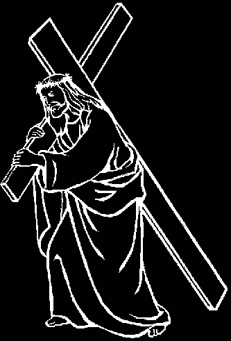 Jesus carrying the Cross