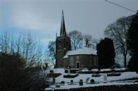 Tomregan Church in the snow
