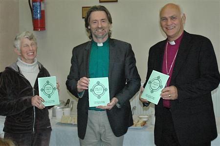 Bishop Ken and Beryl Baker presented with copies of 'Folk Tales of Breffny'