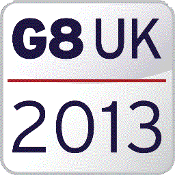 G8 UK 2013 sign logo