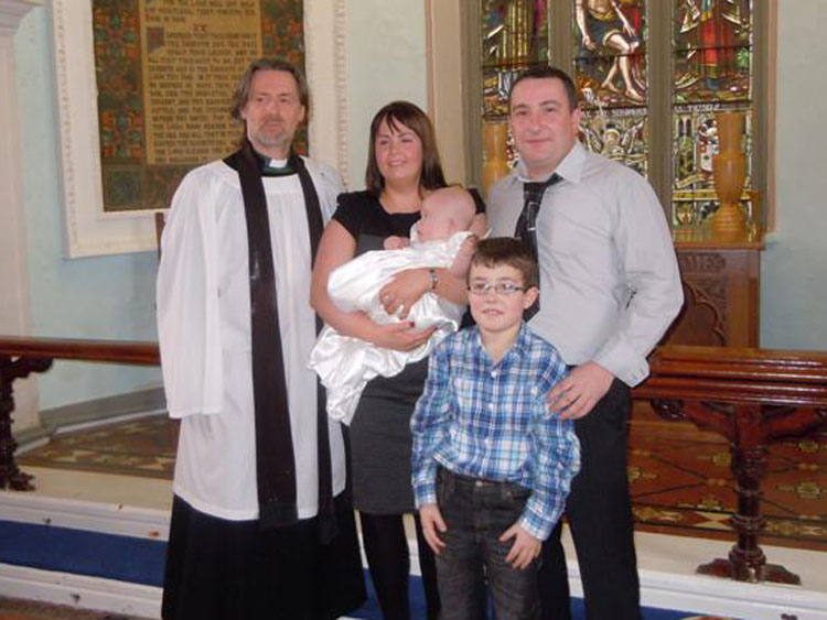 Baptism of Joshua William Roderick Gallagher