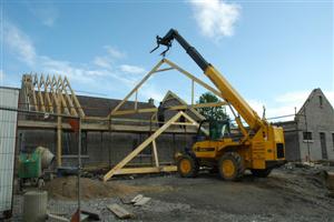 Building work at new Ballyconnell school