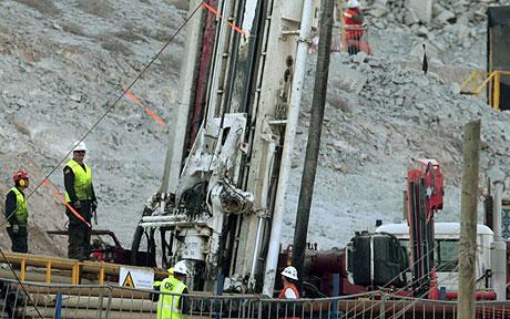 Chile Miners rescue drill